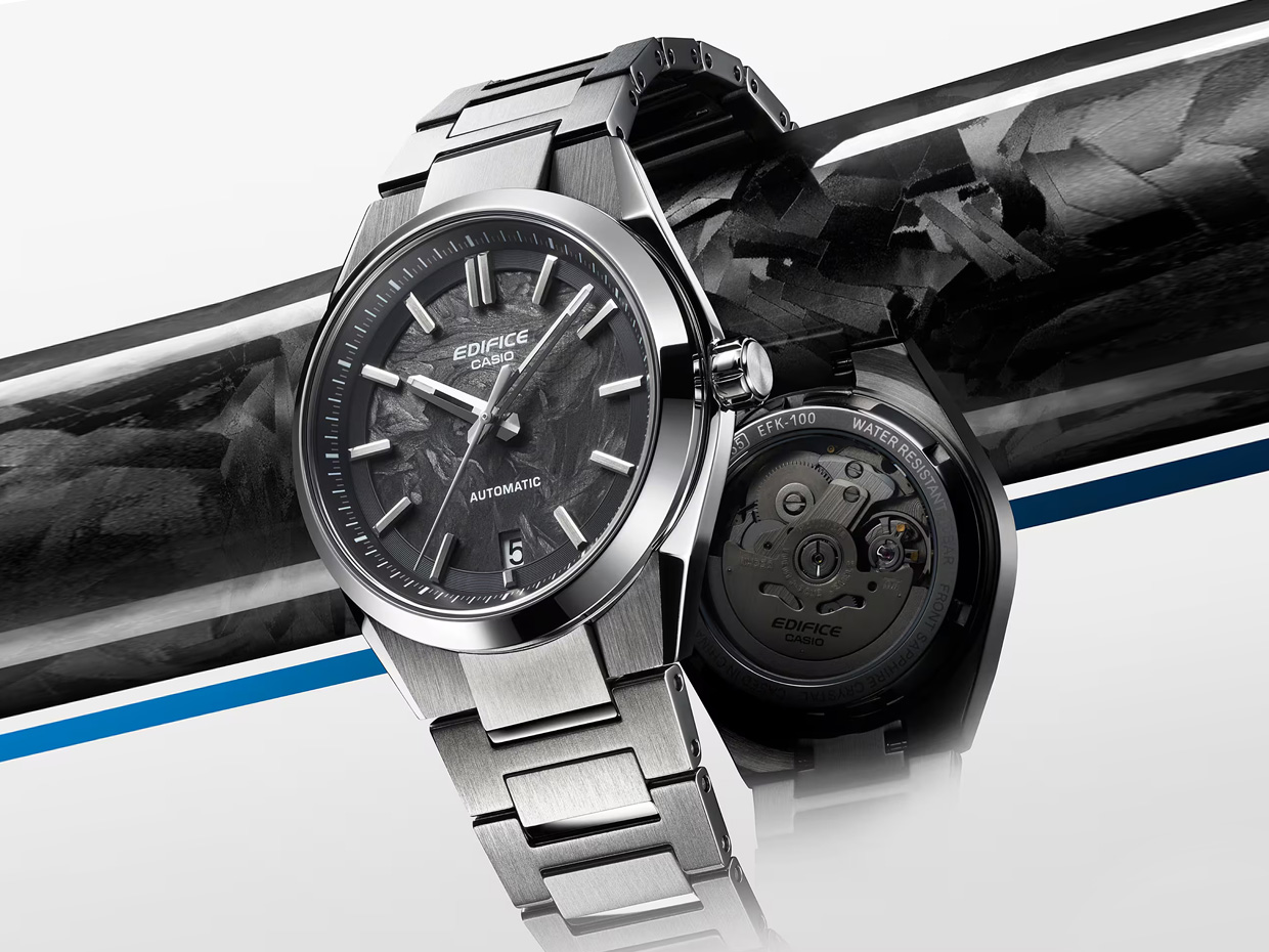 Sejarah Resmi Tercipta! Casio Edifice Automatic EFK-100 Series, Jam Tangan Mechanical Automatic Movement Pertama Casio