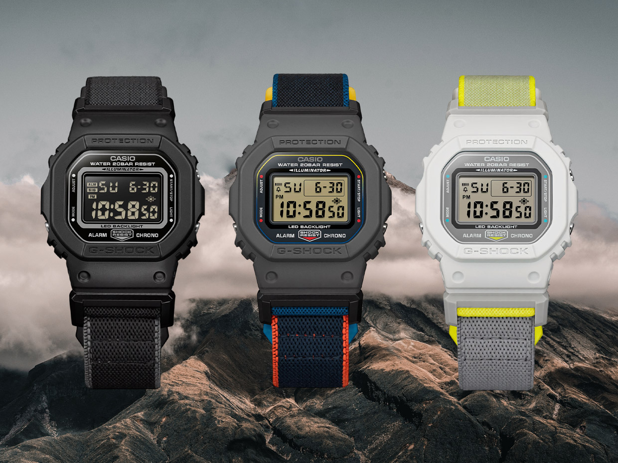 G-Shock akan Rilis DW-5600MNC, pakai Fabric Strap dengan Magnetic Buckle