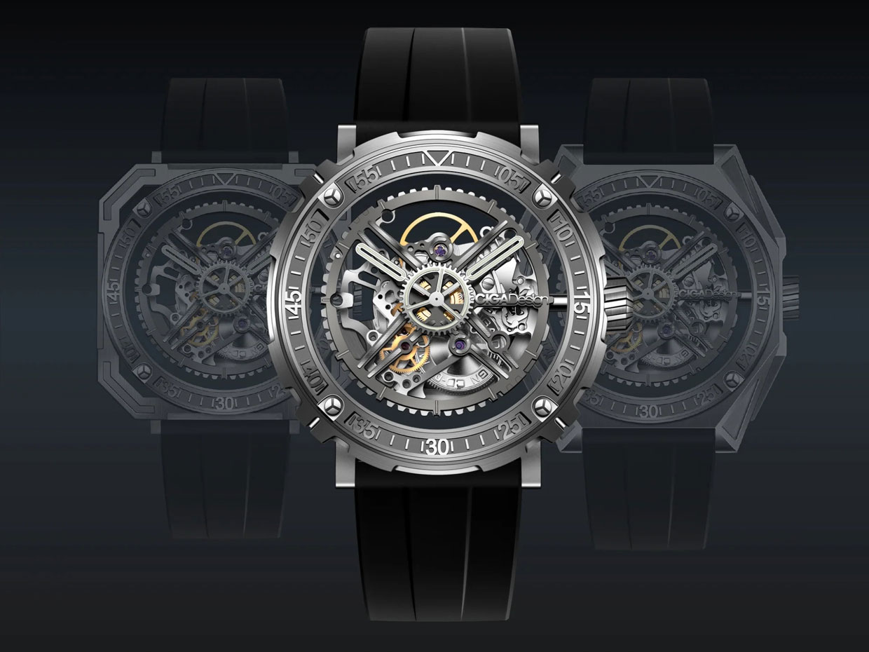 Ready Stock! CIGA Design M Series Magician Automatic 3 in 1, Tiga Tampilan dalam 1 Jam Tangan