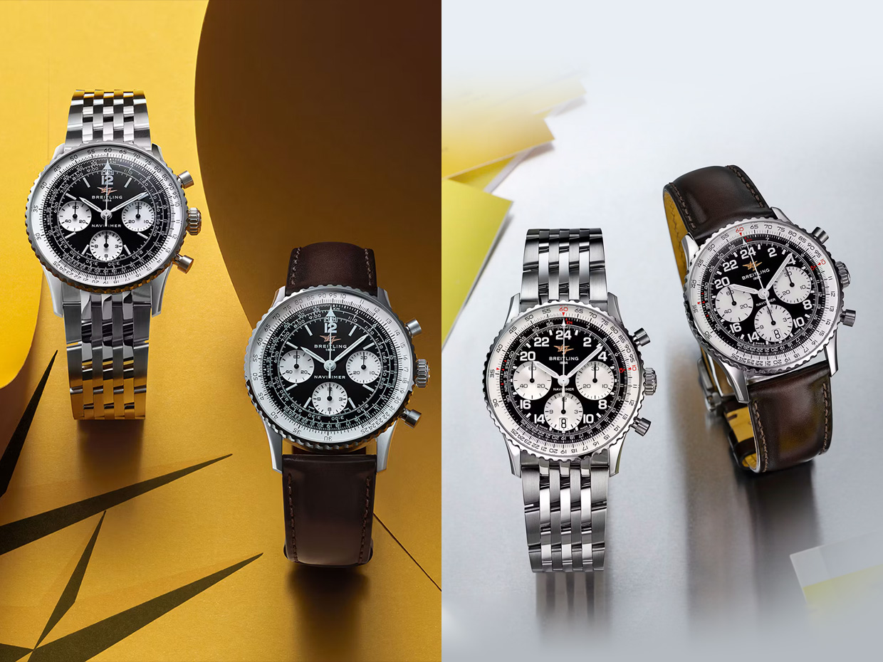 Breitling Rilis Navitimer B09 & B02 Cosmonaute 41 mm Manual Winding Chronograph